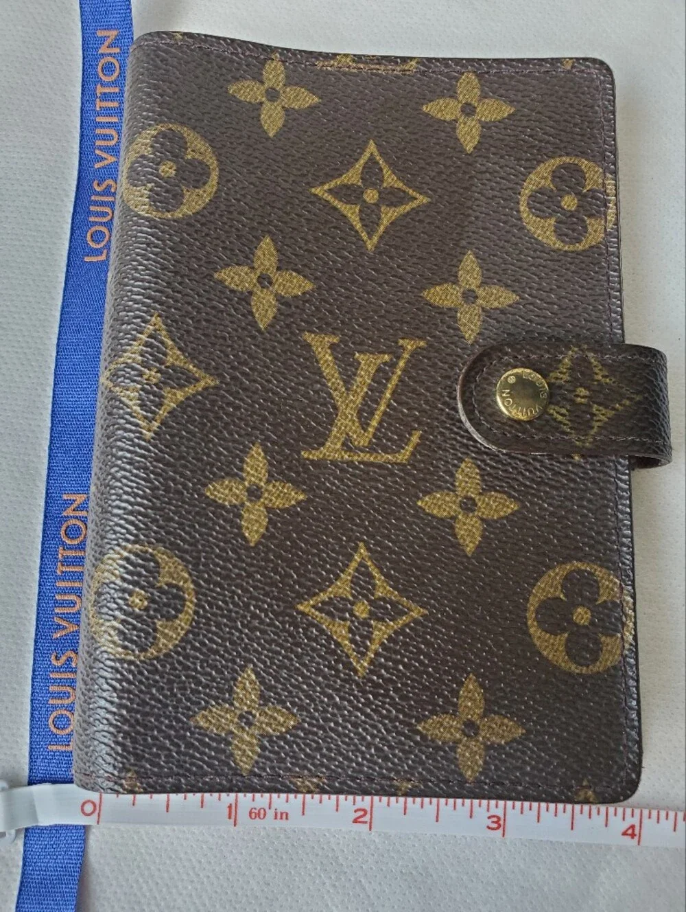 Louis Vuitton Brown Monogram Canvas Agenda Cover - Picture 14 of 16